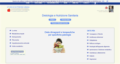 Desktop Screenshot of nutrizioneumana.com
