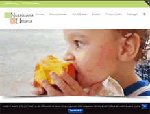 Tablet Screenshot of nutrizioneumana.it